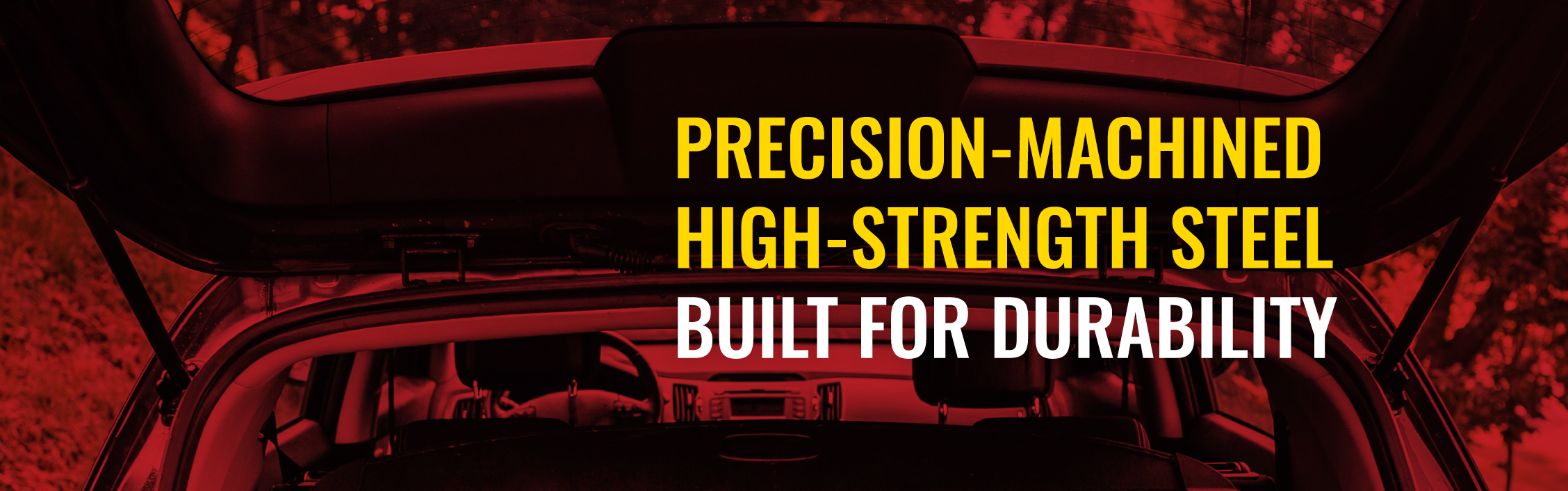 precision-machined high-strength steel built for durability