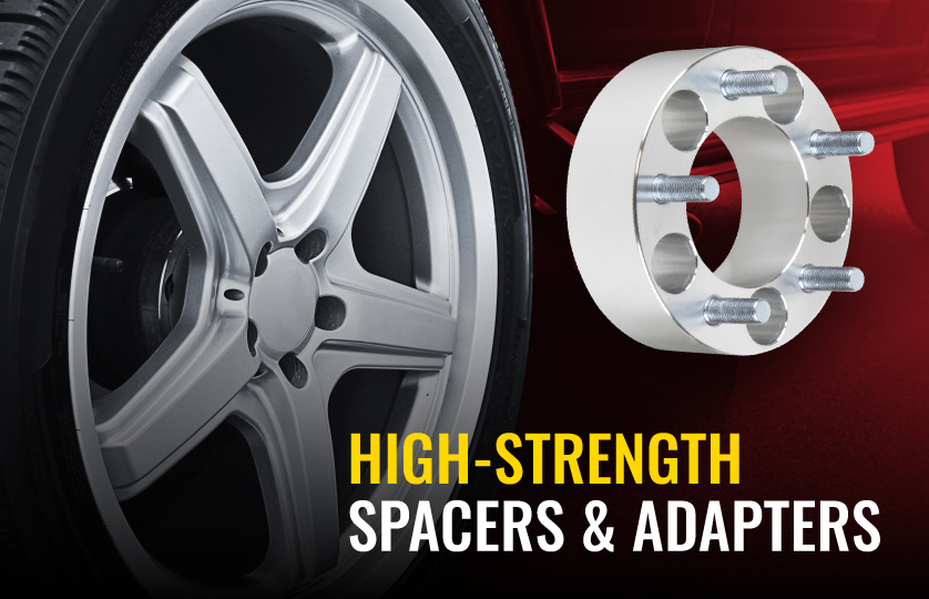 high-strength wheel spacers and adapters