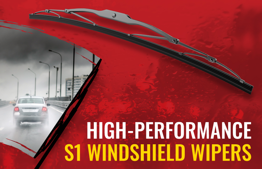 high-performance Sixity S1 windshield wipers