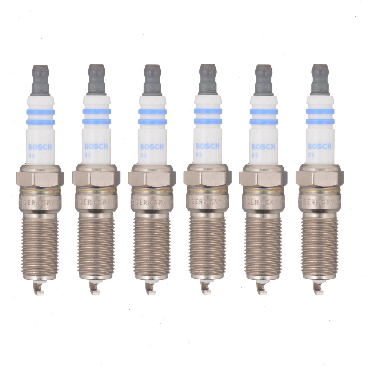 6 pc Bosch Double Iridium Spark Plugs for 2015 2022 Ford Edge 2.7L