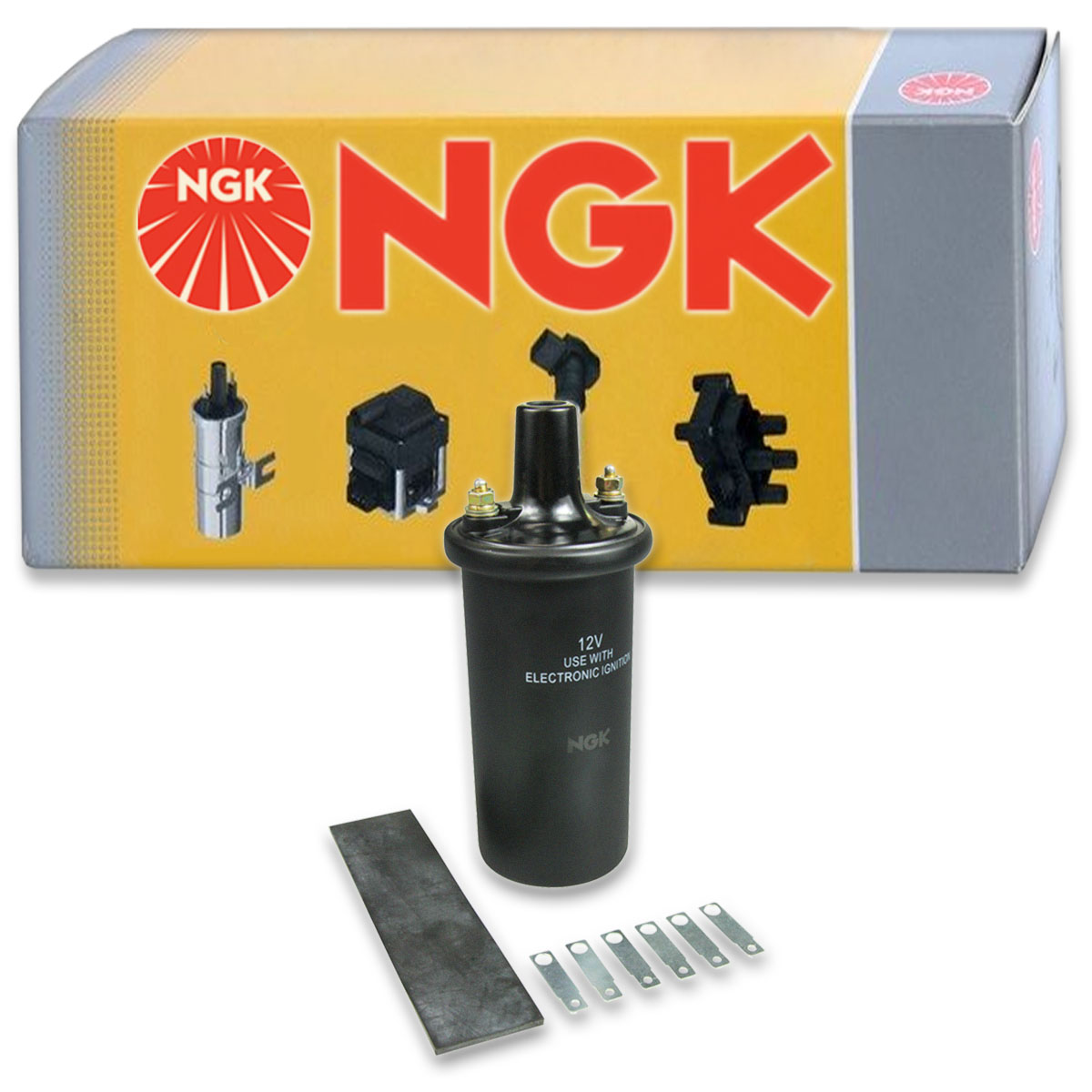 コスタ 1979-1983 Nissan 280ZX 2.8L L6 1 pc NGK Ignition Coil