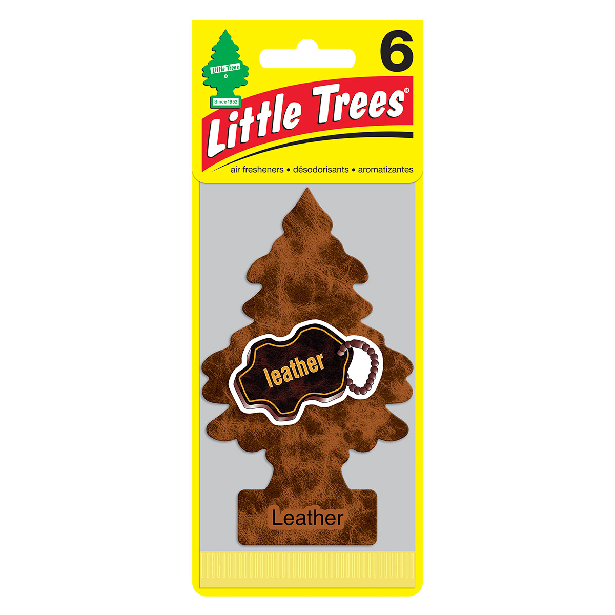 Little Trees Leather Hanging Air Freshener Scent Home Car 6-12-24-48-96-144 pc