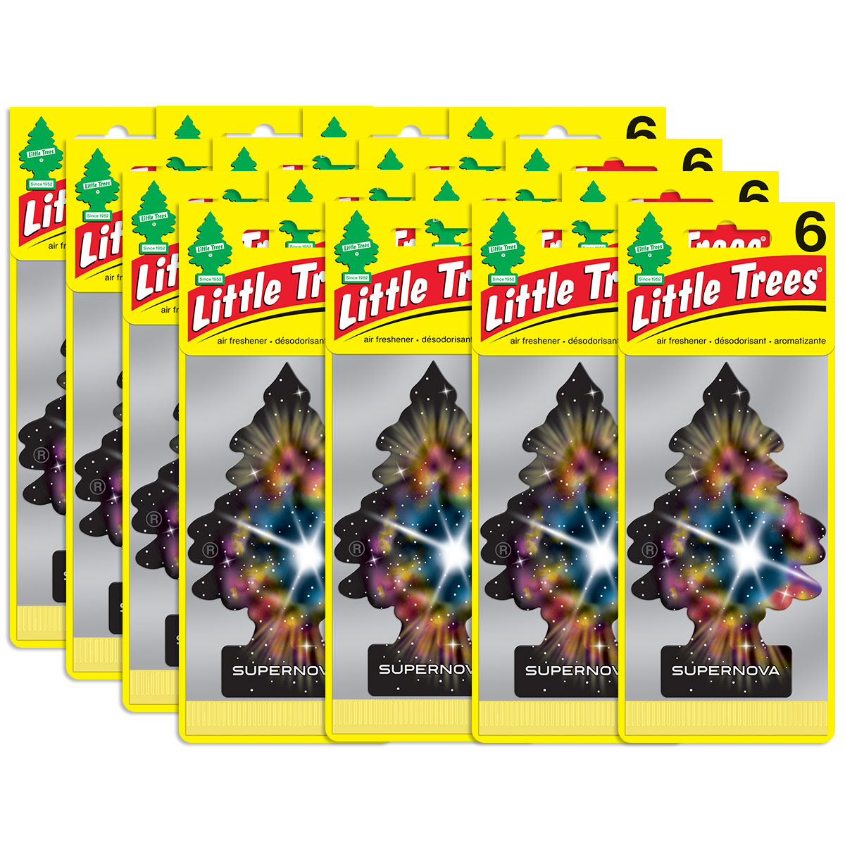 Little Trees Supernova Hanging Air Freshener Home Car 6-12-24-48-96-144 pc