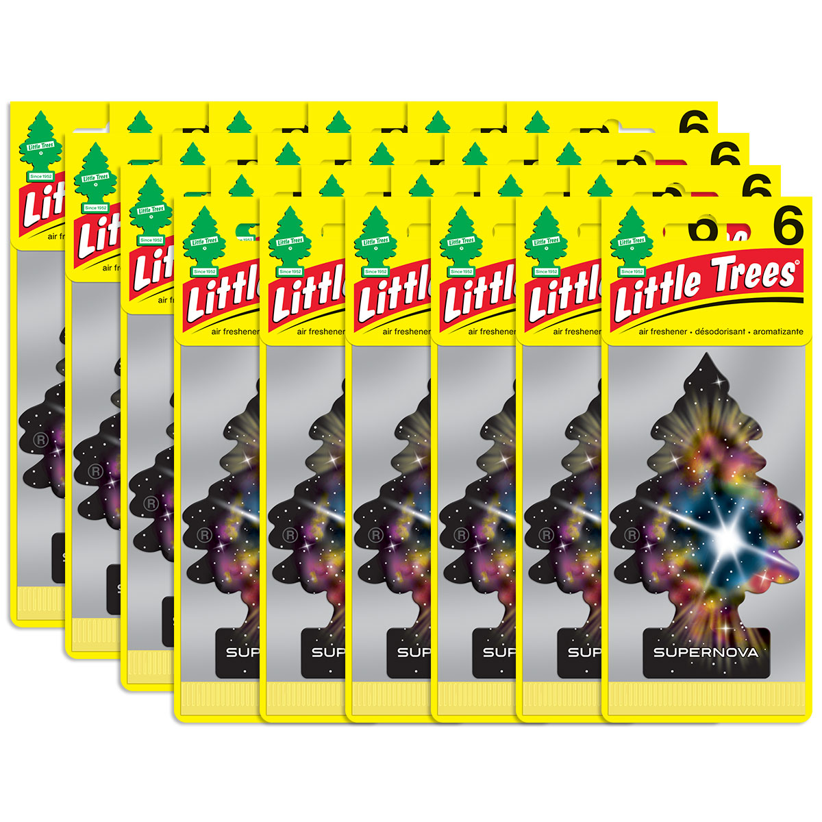 Little Trees Supernova Hanging Air Freshener Home Car 6-12-24-48-96-144 pc