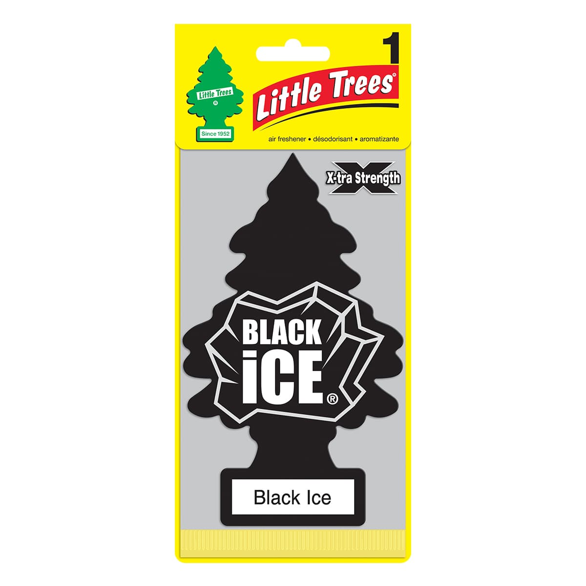 Little Trees Xtra Strength Black Ice Car Home Air Freshener 1-3-6-12-24 pc - Picture 16 of 20