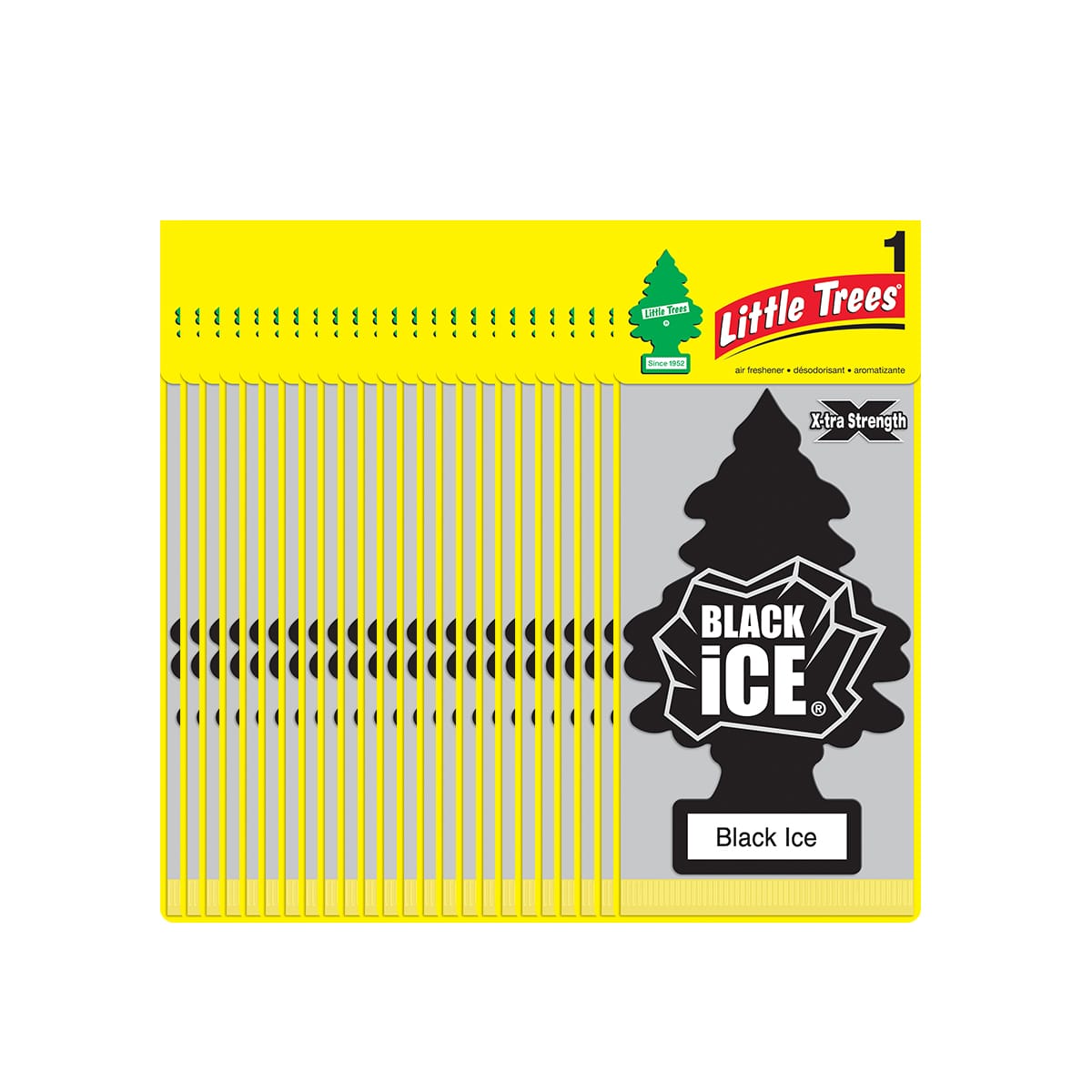 Little Trees Xtra Strength Black Ice Car Home Air Freshener 1-3-6-12-24 pc - Picture 18 of 20