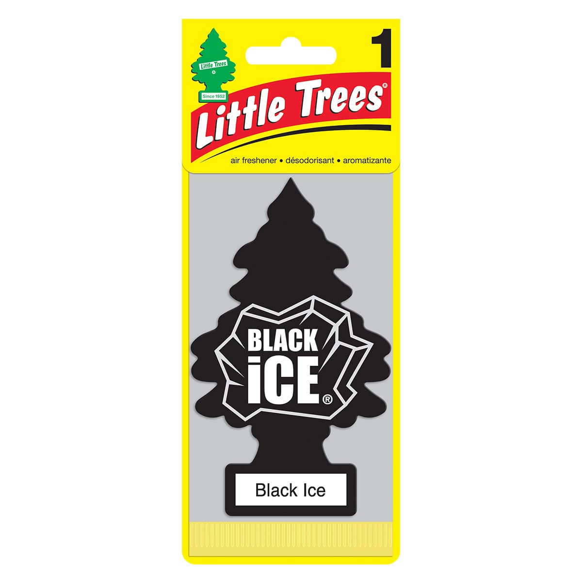 Little Trees Black Ice Hanging Air Freshener Home Car 1 Packs - CHOOSE QTY