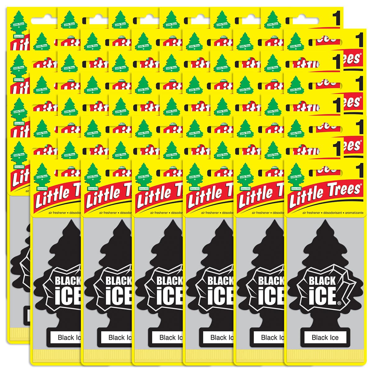 Little Trees Black Ice Hanging Air Freshener Home Car 1 Packs - CHOOSE QTY