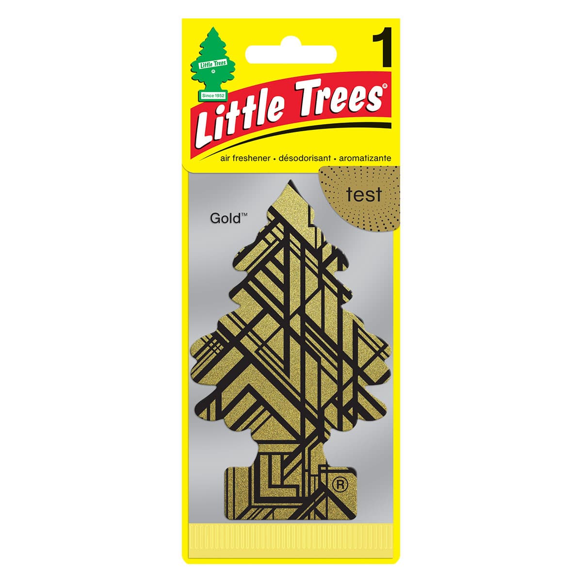 Little Trees Gold Hanging Air Freshener Home Car 1 Packs - CHOOSE QTY - Picture 9 of 35