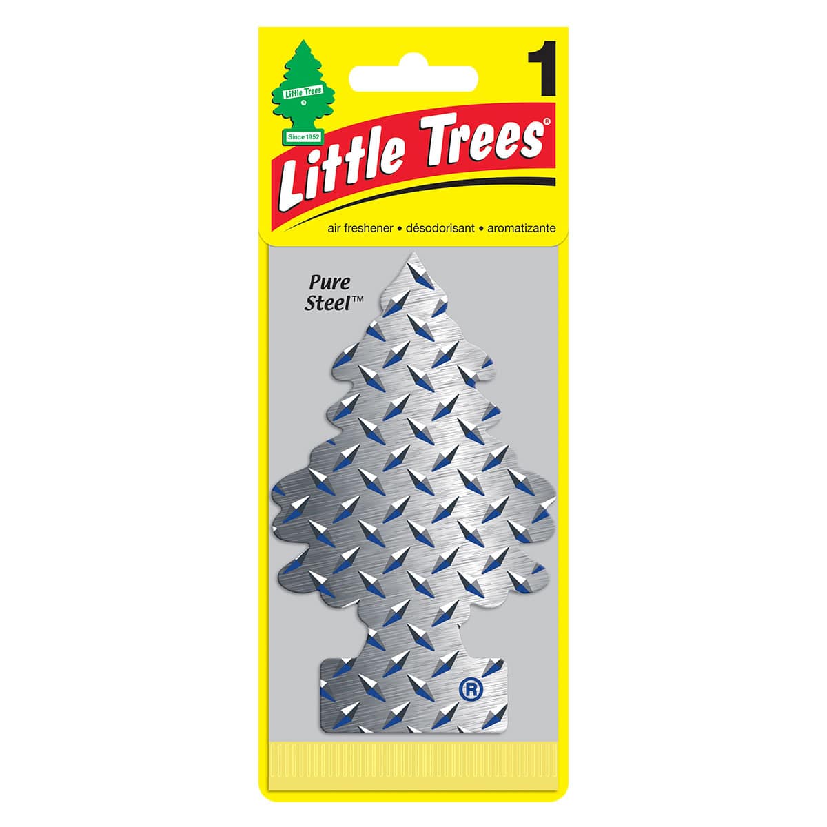 Little Trees Pure Steel Hanging Air Freshener Home Car 1 Packs - CHOOSE QTY