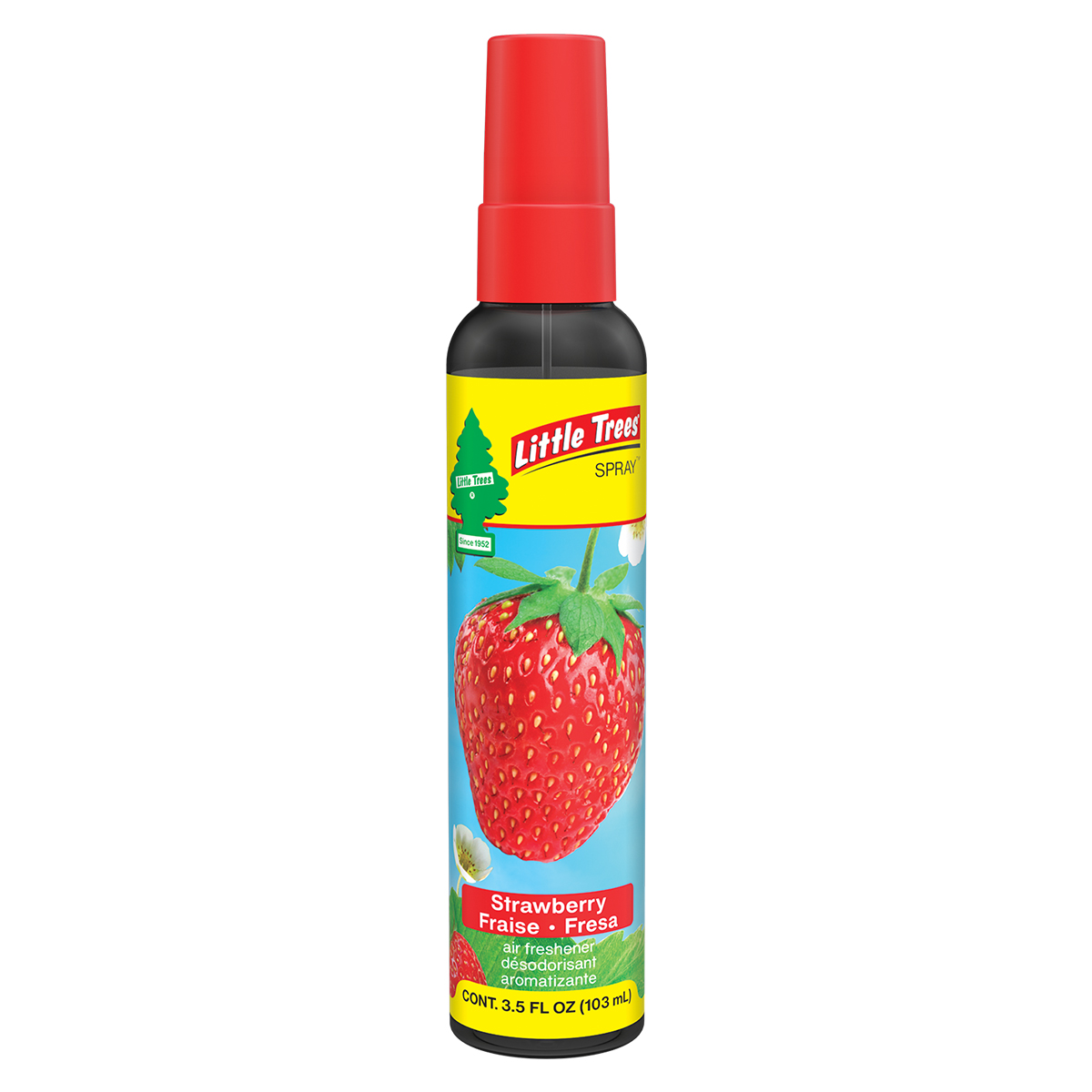 Little Trees Spray Strawberry Car Air Freshener 3.5 oz – CHOOSE QTY