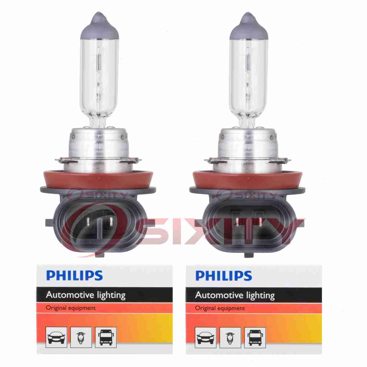 2 pc Philips Front Fog Light Bulbs Peugeot 207 207 Compact 208 208 GT dd | eBay