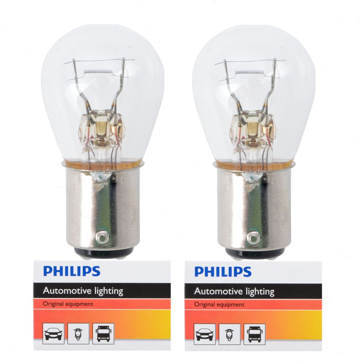 2 pc Philips Brake Light Bulbs for Audi 100 100 Quattro 200 200 Quattro 5000 gr - Picture 1 of 5