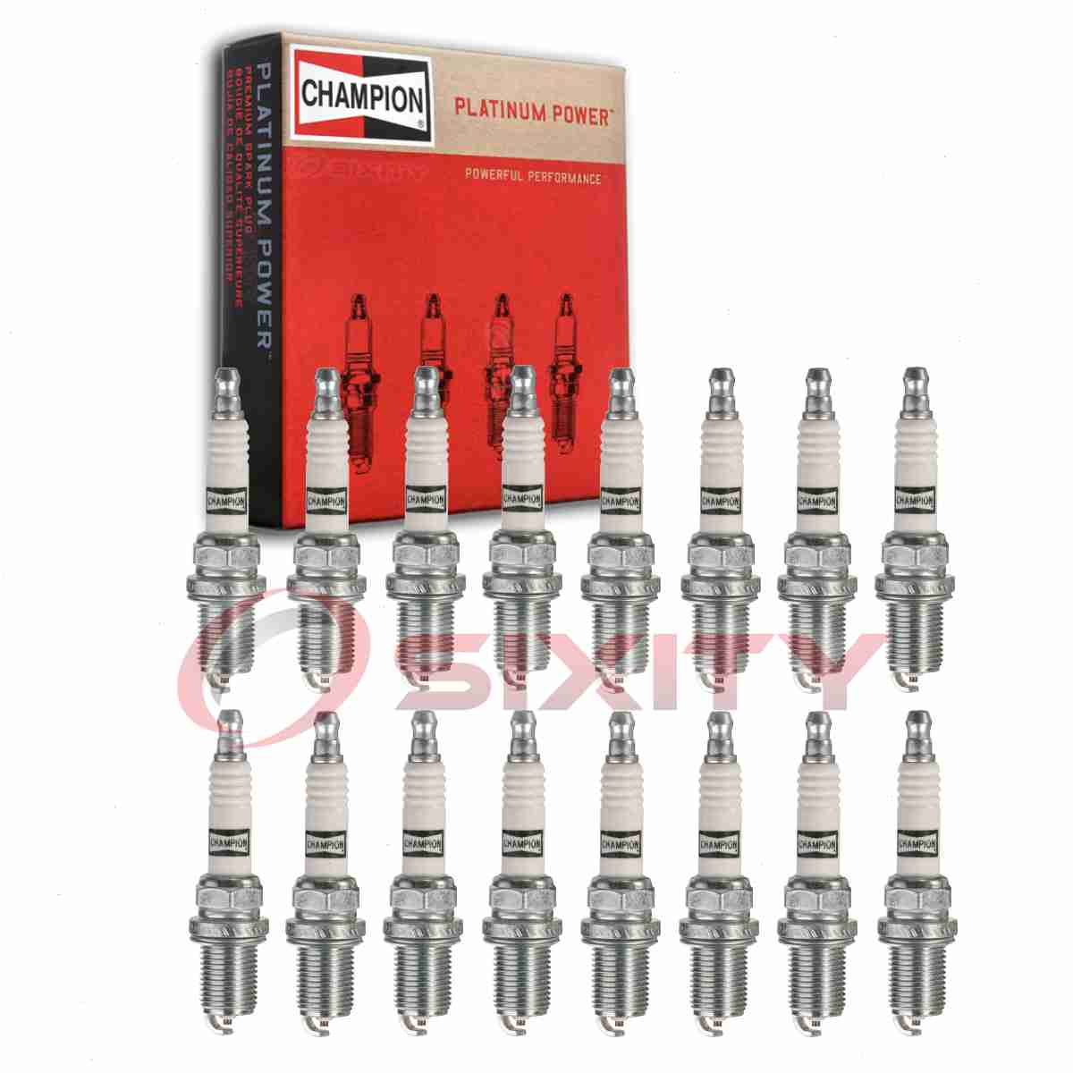 16 pc Champion Platinum Spark Plugs for 2000-2003 Mercedes-Benz ML55 AMG az - Picture 1 of 5