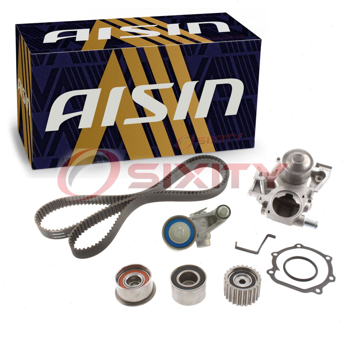 AISIN TKF-006 Timing Belt Kit with Water Pump for WPK42571 WPK-0050  WP328K1A bx