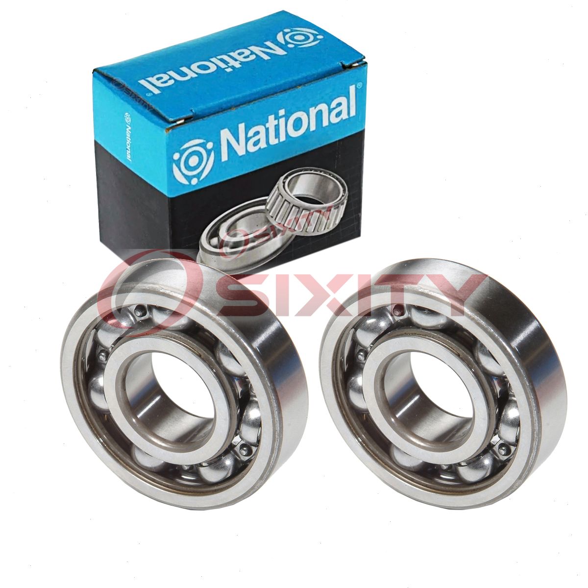 2 pc National Rear Outer Wheel Bearings for 1960-1962 Panhard PL-17 Axle mb