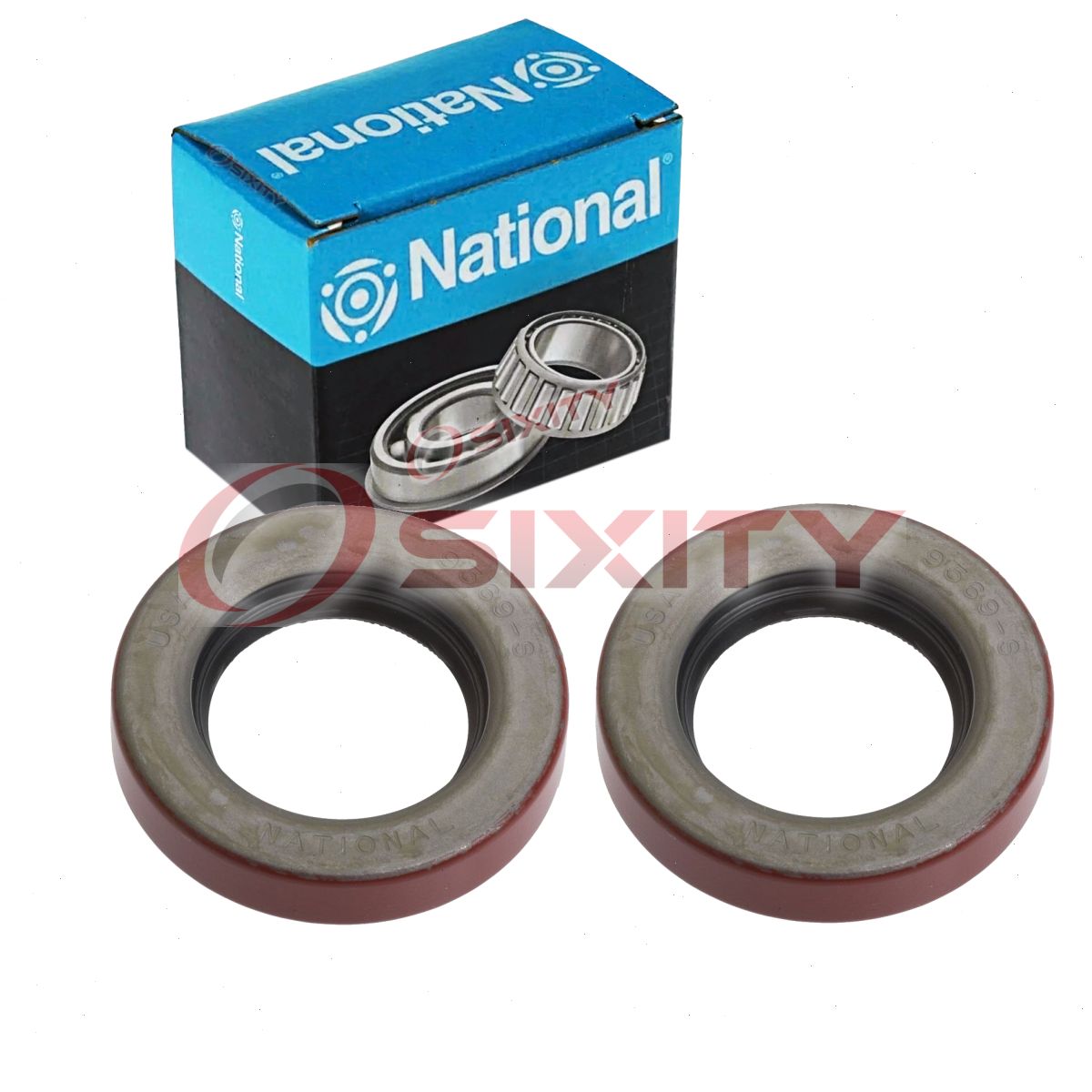 2 pc National Rear Wheel Seals for 1975-1980 Ford Granada Driveline Axles vk