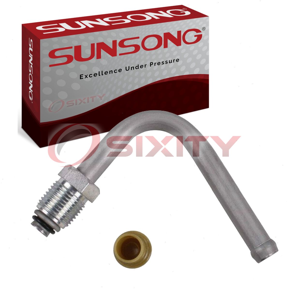 Sunsong From Gear Power Steering Return Line End Fitting for 1998-2001 dx